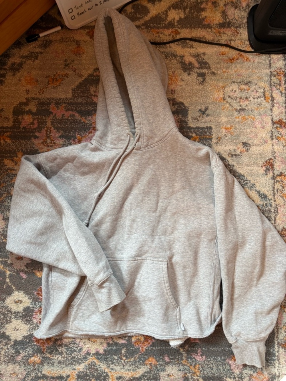 TNA Light Gray Pullover Hoodie